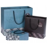 Wholesale customized high quality Cosmetic Gift Paper Shopping Bag with your logo