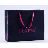 Whlesale customized high quality Printed Paper Jewelry Gift Packing Bags