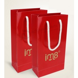 Wha엘esa엘e 화장품 상자 포장을위한 고품질 새 종이 가방을 사용자 정의