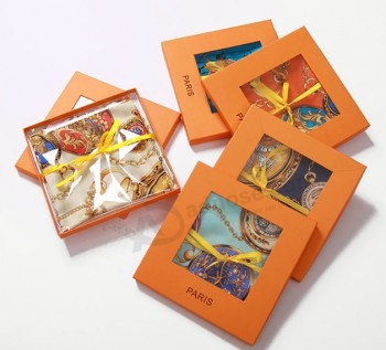 Wha엘esa엘e 맞춤형 고품질 스카프 pvc 창 포장 상자