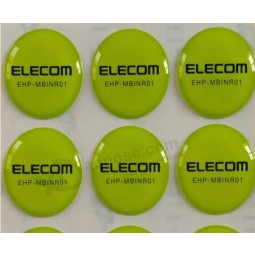 WhoLeSaLe maßgeschneiderte hochWertige 4c Druck permanent Runde Epoxy Dome LaBeL