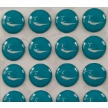 Whlesale customized high quality Round Dome Epoxy Resin Sticker
