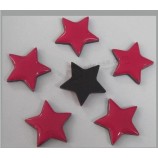 GroothandeL aangepaste hoge kWaLiteit ruBBer stervorm epoxy magneet sticker voor koeLkast decoratie
