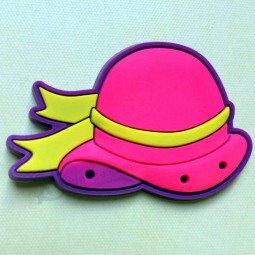 Wholesale customized high quality Pink Hat Shape Fridge Magnet Sticker for Decoration and your logo