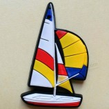 Wholesale customized high quality Custom Sailing Shape Style Fridge Magnets with your logo
