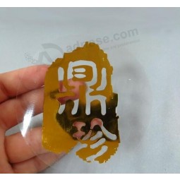 Wholesale customized high quality Screen-Printing Transparent Sticker with your logo
