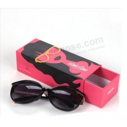 Wholesale customized high quality Luxury Cardboard Drawer Packaging Gift Box for Glasses Packing with your logo