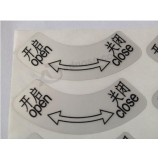 écran de haute quaLité transparent personnaLisé de haute quaLité-étiquette d'impression