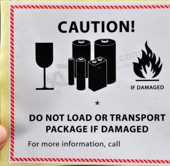 Wholesale customized high quality Reflection Warning Labels for Safety Reminder with your logo