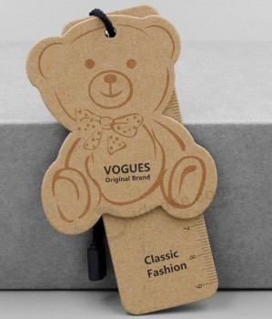 Customized high quality Kraft Paper Tag Garments Hang Tag with your logo