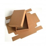 Boîte faite sur commande de kraft faite main de haute quaLité