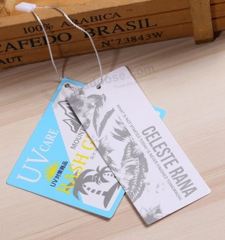 Customized high-end Professional Custom Garment Clothing Paper Printed Hang Tag