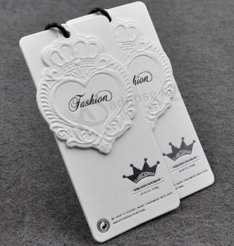 Customized high quality Cute Paper Hang Tag for Kids Clothing/Gift Tags with your logo