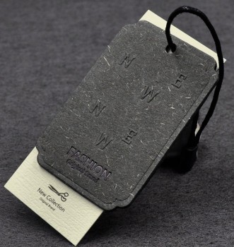 PersonnaLisé de haute quaLité de Luxe design hangtag étiquette voLante tag vêtement