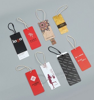 Customized high quality Printed Swing Ticket for Luggage, Garment with your logo