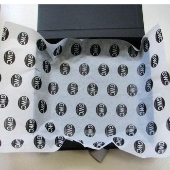 Customized high quality Gift Wrapping Paper with White Black Print with your logo