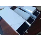 Wholesale Customized high-end Plain Sliding Paper Drawer Box with Foam Insert