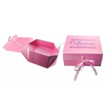 IndividueLL hoch-End Papier faLten starre Karton GeschenkBox für KLeidungsstück/KoSmetikverpackungen
