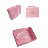 Wholesale Customized high-end Garment Package with Ribbon Handle