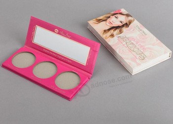 Caja de sombreador de ojos de papel hecho a mano de alta calidad personalizada, caja de embalaje cosmética