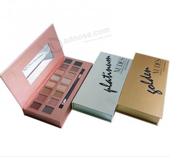 Factory Customized High Grade Cosmetic Box for Eyeshadow Application, Paper Gift Box, Eyeshadow Box
