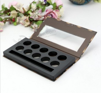 Factory Direct Sale Eco-Friendly Flip Type Eyeshadow Packaging Box with Window, Printing Cover Eyeshadow Box