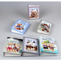 熱い販売の漫画のテディベアシリーズの写真のアルバム販売価格、4dの赤ちゃんのアルバム