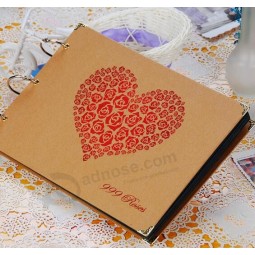 공장 직접 판매 크리 에이 티브 DIY 와이어 바인딩 사진 앨범, 느슨한-리프 사진 앨범