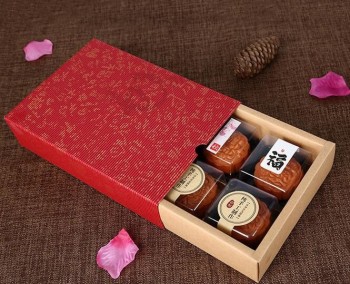 2017 Nuevo estilo retro cajón de papel especial tipo mooncake box