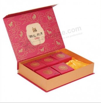 Profissional personalizado alta-Caixa de mooncake de impressão de grau e caixa de chá