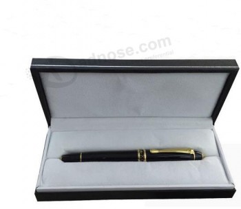 Caixa de caneta de alta qualidade venda direta da fábrica, caixa de caneta de couro pu, caixa de presente caneta para escritório de negócios