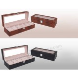 Fashionable Croco PU Watch Box, 6 Slots of Watch Display Box, Popular Foreign Trade Watch Box for Men