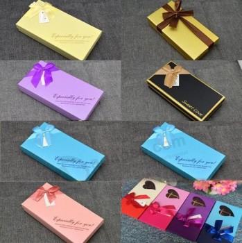 Wholesale Fine Rectangle 18 Grids of Chocolate Box, Chocolate Packaging Box, Candy Gift Box