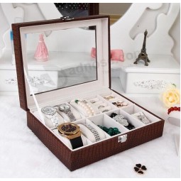 高品质的鳄鱼手表展示盒，时尚的手表包装盒