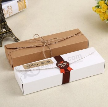 厂家直销高品质象牙板/黑板/牛皮纸长方形巧克力盒
