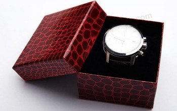 Boîte spéciale de montre d'emballage de cadeau de couverture de papier, boîte de montre de papier pour la promotion