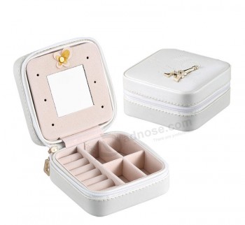 коробка ювелирных изделий высокого качества pu кожаная для серьги и кольца
