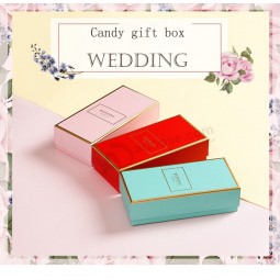 творческая коробка подарка венчания продуктов, европейская коробка конфеты венчания типа, портативная коробка подарка конфеты