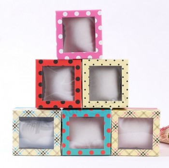 New Style Creative Christmas Gift Box with Window, Lovely Paper Jewelry Box, Watch Box