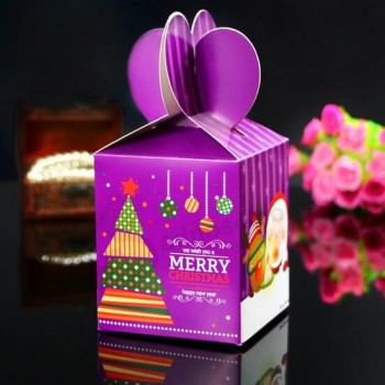 Caixa de presente de Natal inteira, caixa de maçã de véspera de Natal, caixa de embalagem de Natal