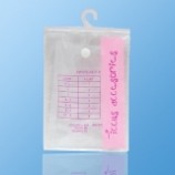 批发定制高-最终印刷PVC proimotional袋与衣架