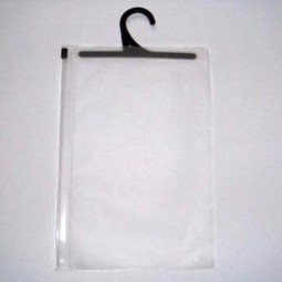 Großhandel angepasst hoch-Ende umweltfreundliche Kleiderbügel Tasche PVC-Reißverschluss Kleiderbügel Taschen