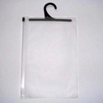 Wholesale customized high-end Eco-Friendly Clear Hanger Bag PVC Zipper Hanger Bags