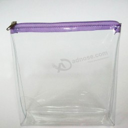 Großhandel angepasst hoch-Ende wasserdichte länglich klare weiche Eva-Make-up Tasche mit Reißverschluss