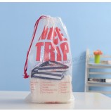 Groothandel op maat gemaakt hoog-Einde reizen collectie puin afwerking tas trekkoord tas
