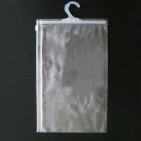 批发定制高-最终耐用PVC塑料袋带钩