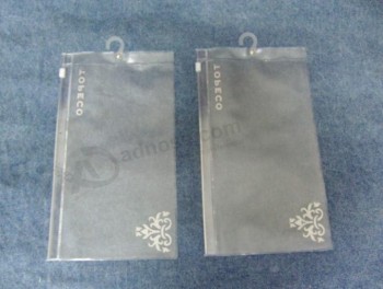 Wholesale customized high-end EVA Plastic Packaging Bag with Hanger and Button