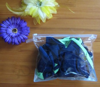 Venda por atacado personalizado de alta-Saco de zíper de PVC final sacos de zíper auto-intitulado saco de roupa interior