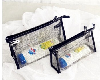 卸売カスタマイズ高-ジッパー付きエンドヒロディープラスチック防水Pvc収納袋
