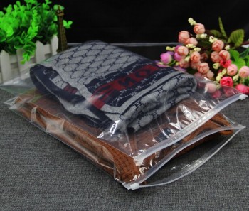 卸売カスタマイズ高-エンドPvc透明な防水ジッパーの衣類袋